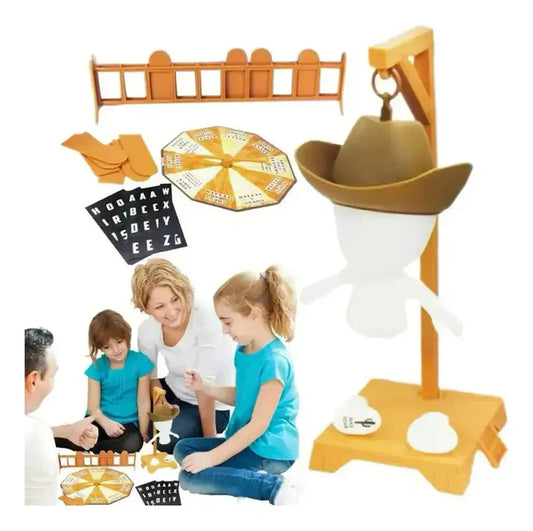 Juego De Mesa En Familia Ahorcado 3d Hankman Glow Zebbris