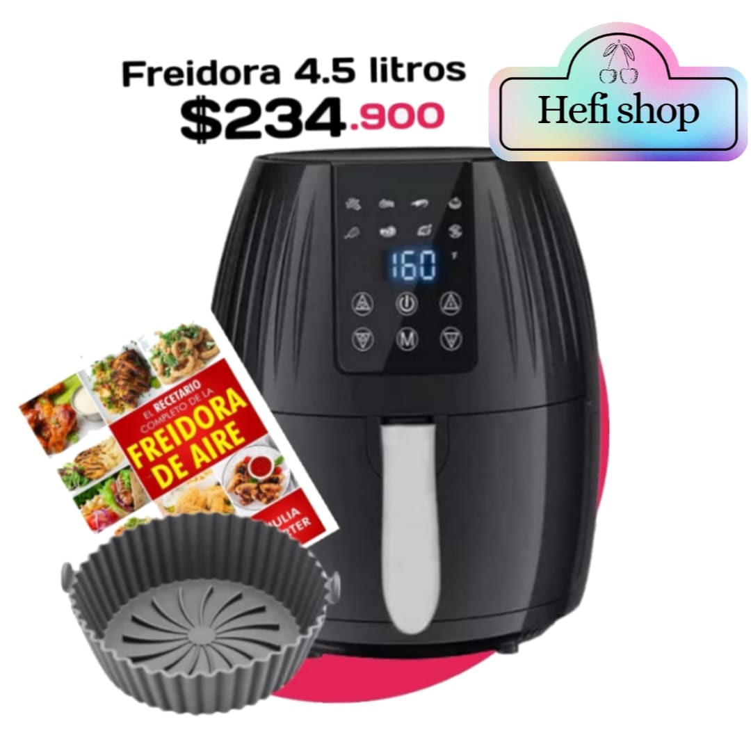 Freidora Digital de 4.5 Litros