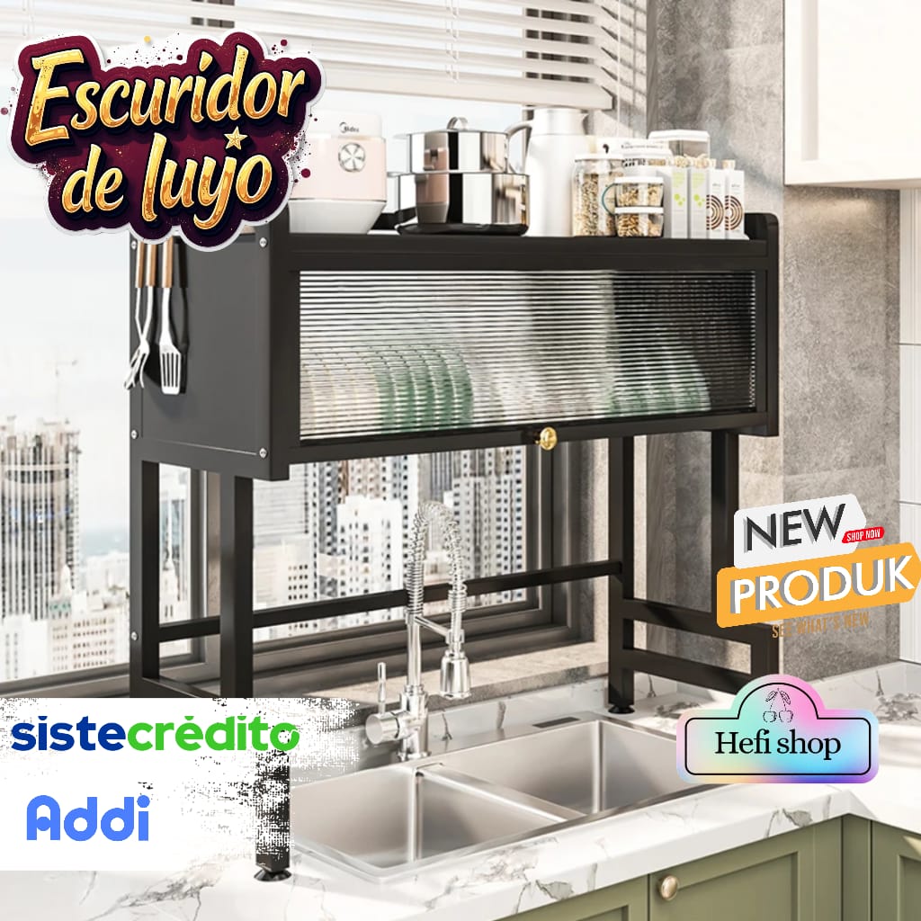 Escurridor Platos Cocina gabinete 65 cm