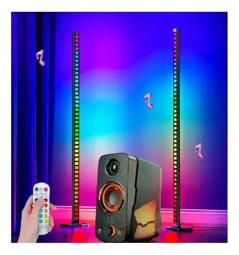 Barra Ritmica Led Inteligente Rgb Con Control Remoto 1.22 Cm