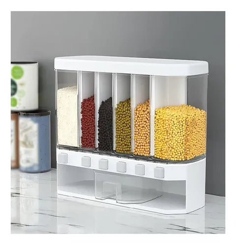 Dispensador Organizador De Cereales Y Granos Para Cocina