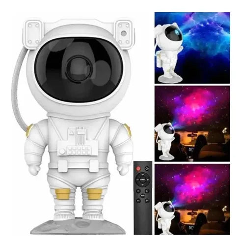 proyector de luces galaxia nebulosa diseno astronauta morph