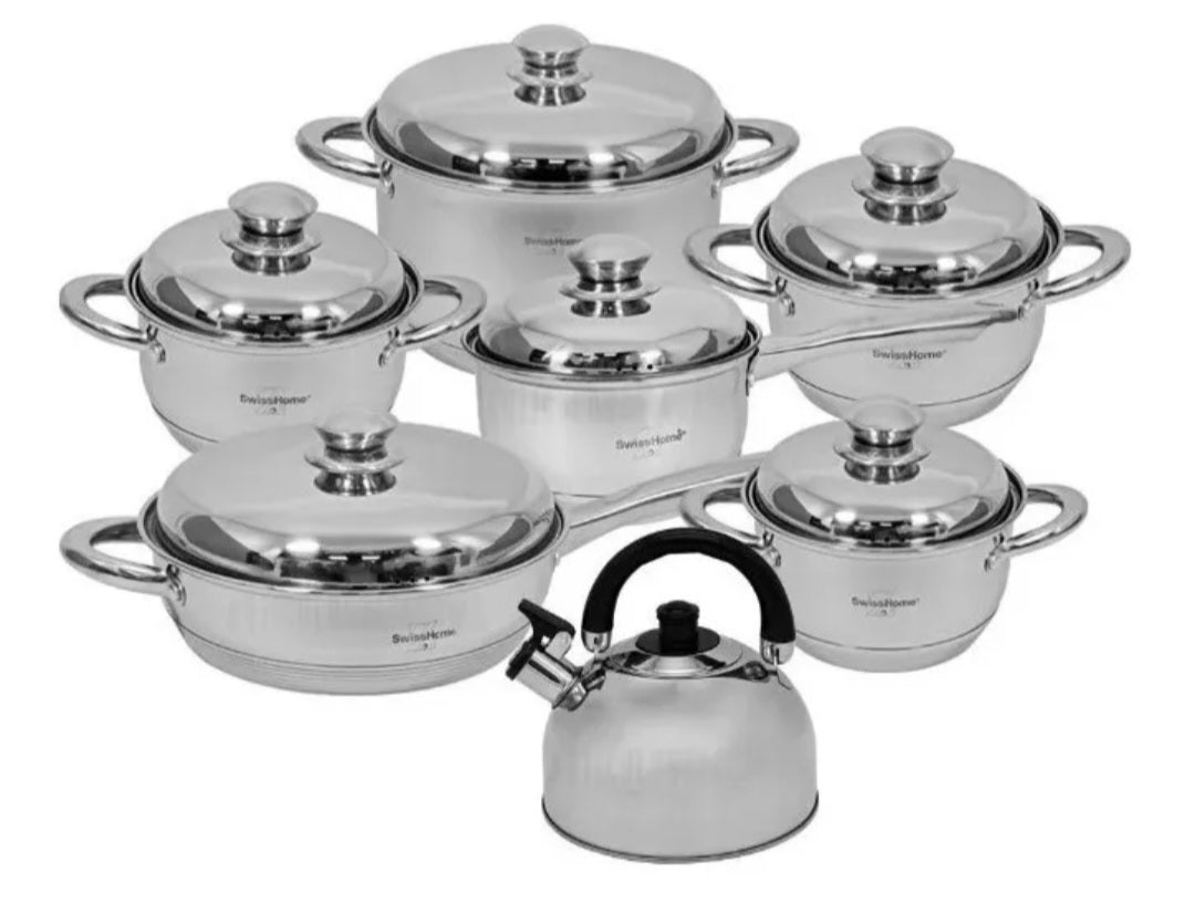 Juego De Ollas Swisshome 13PZ