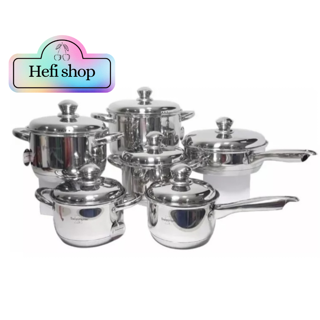 Juego De Ollas Swisshome 13PZ