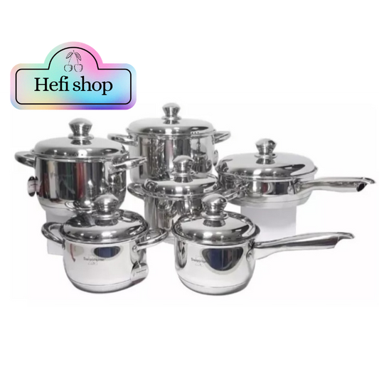 Juego De Ollas Swisshome 13PZ