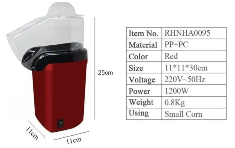 Crispetera Eléctrica Palomitas De Maíz Minijoy Popcorn