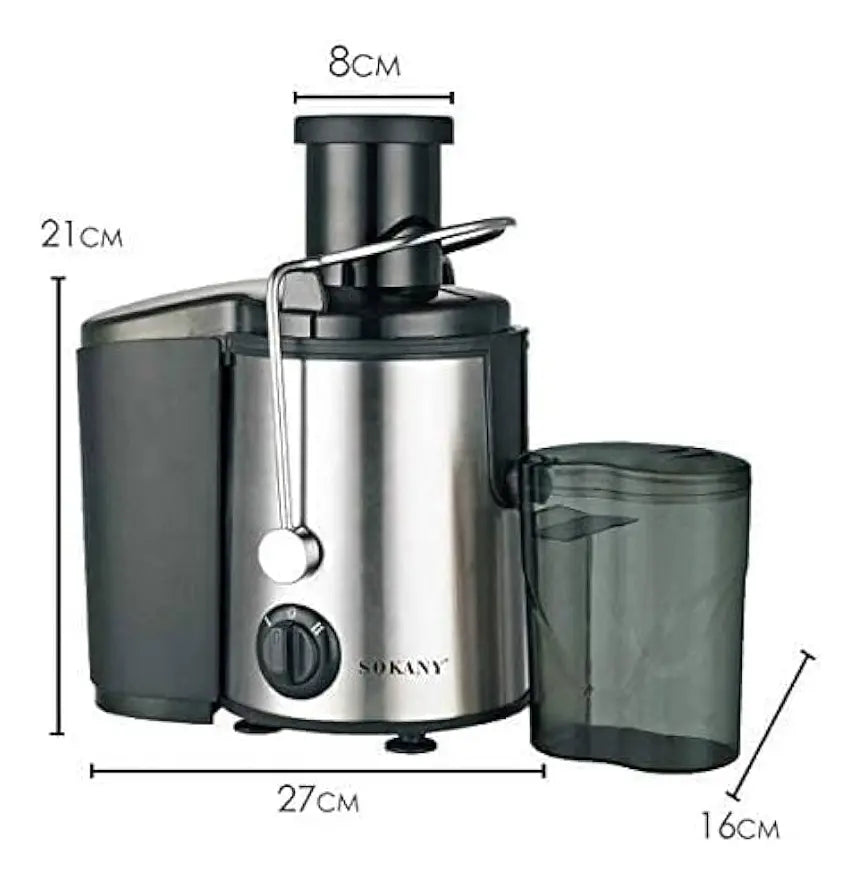 Extractor De Jugos Automatico SOKANY Frutas Y Verduras Acero