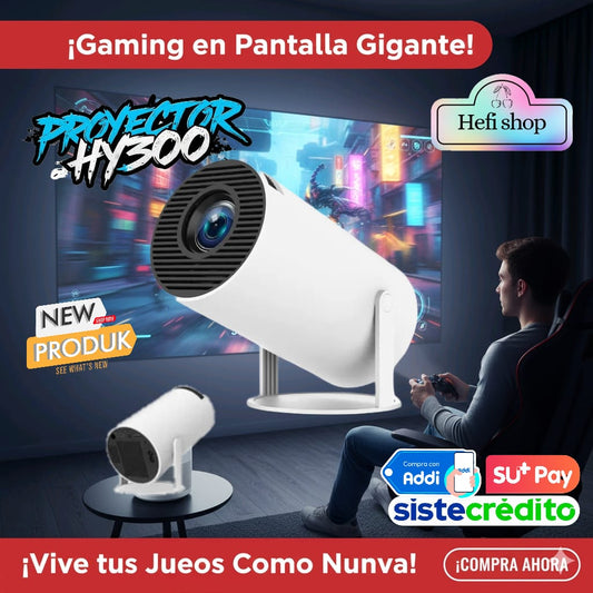 Proyector Smart Para Cine En Casa Hy300 1080hd Android 11 Co