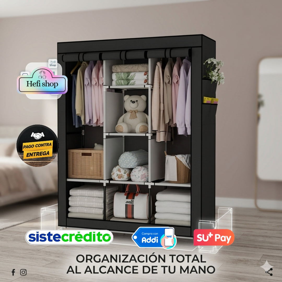 Closet Ropero Armable 3 Puertas Organiza