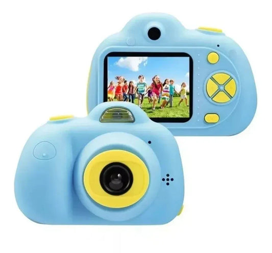camara digital para ninos huellitas azul fotos videos con juego incorporado