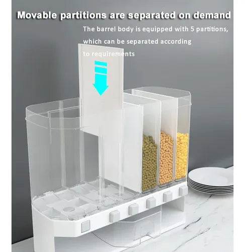Dispensador Organizador De Cereales Y Granos Para Cocina