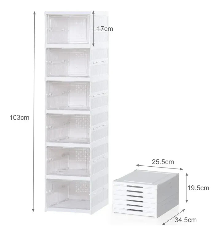 Organizador De Zapatos Zebbris Set X6 Expandible