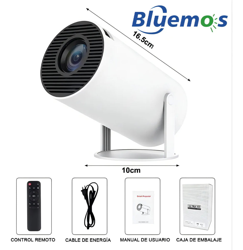 Proyector Smart Para Cine En Casa Hy300 1080hd Android 11 Co