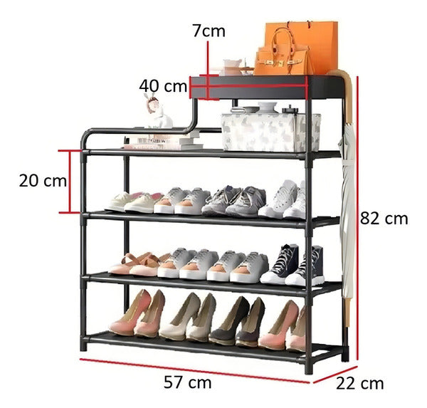 Organizador Zapatero TLPB Metálico 4 niveles